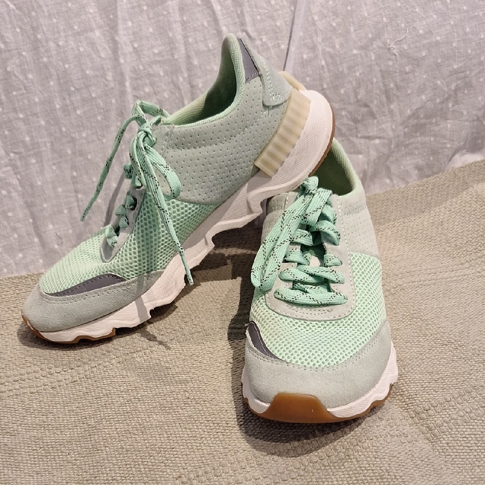 Sorel Kinetic Lite Lace Vivid Mint Style NL3516-399 Size 9.5